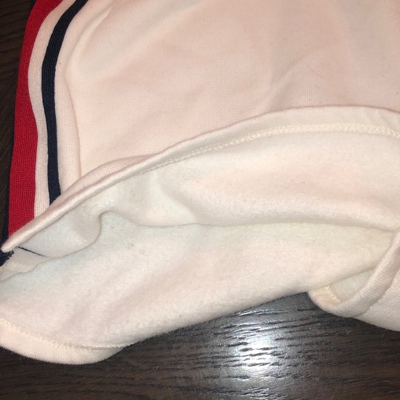 Women’s Brand New Abercrombie & Fitch White Shorts with Red and Blue Accents - Picture 9 of 11